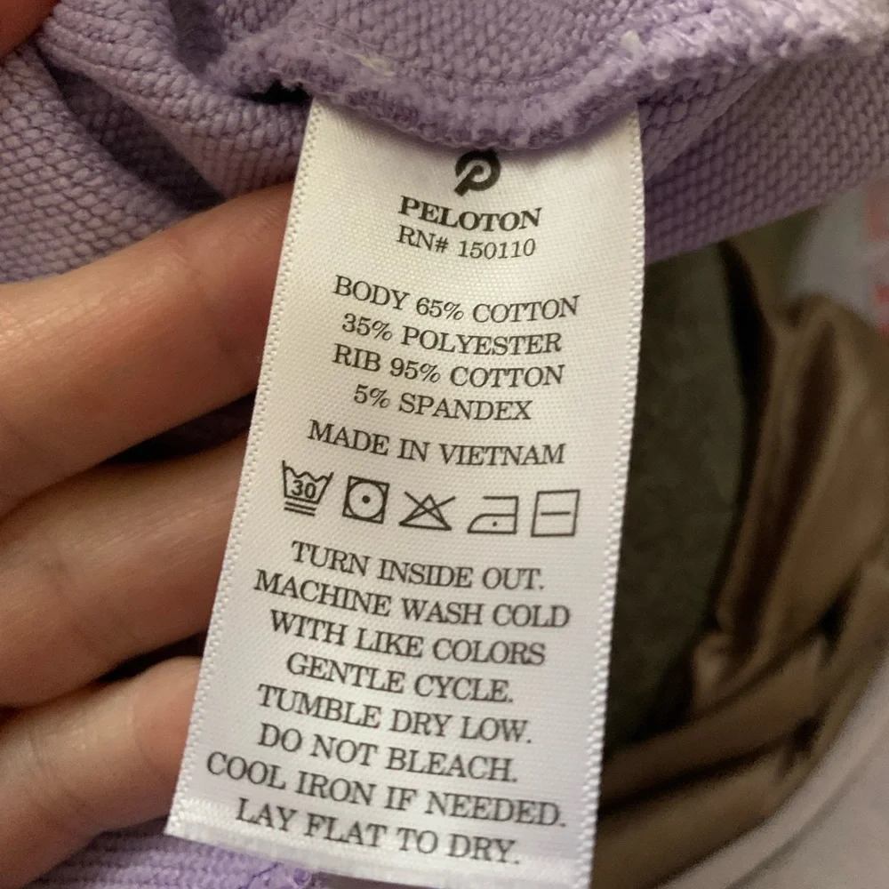 PELOTON Women's Sport Pullover in Purple (M) - Picture 5 of 5